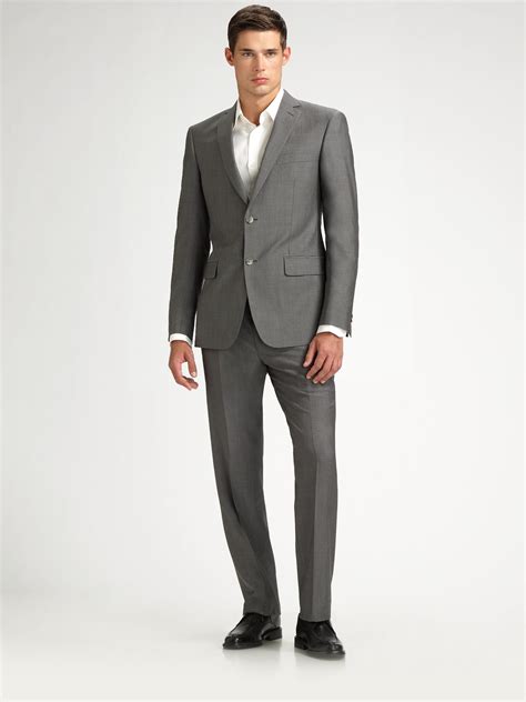 michael kors collection classic slim-fit wool suit|michael kors men's suits reviews.